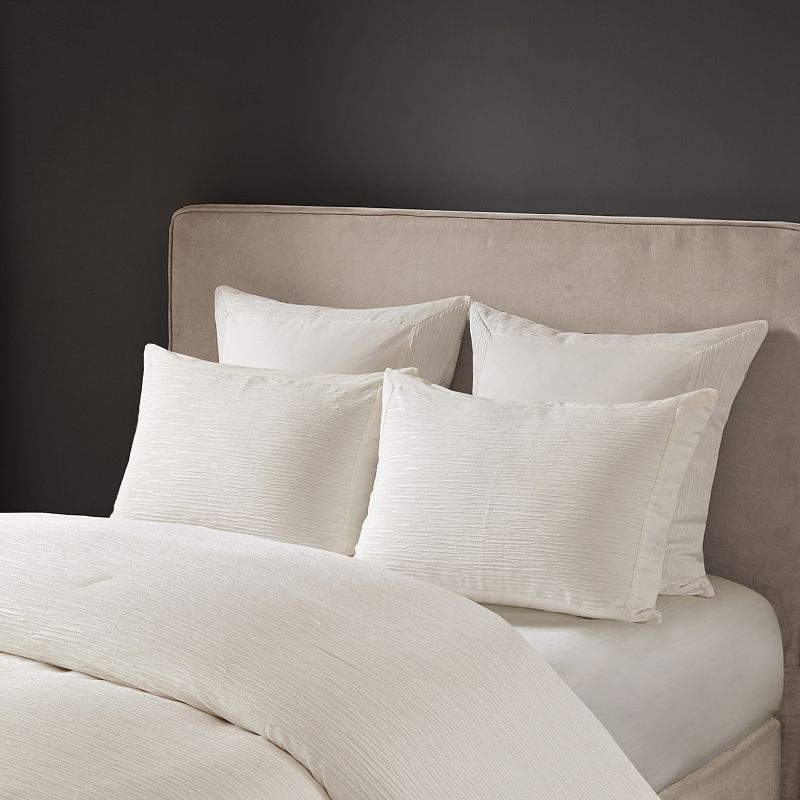 N Natori Cotton Blend 3-piece Comforter Set