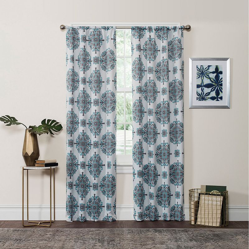 eclipse Olivia Room-Darkening 1-Panel Window Curtain