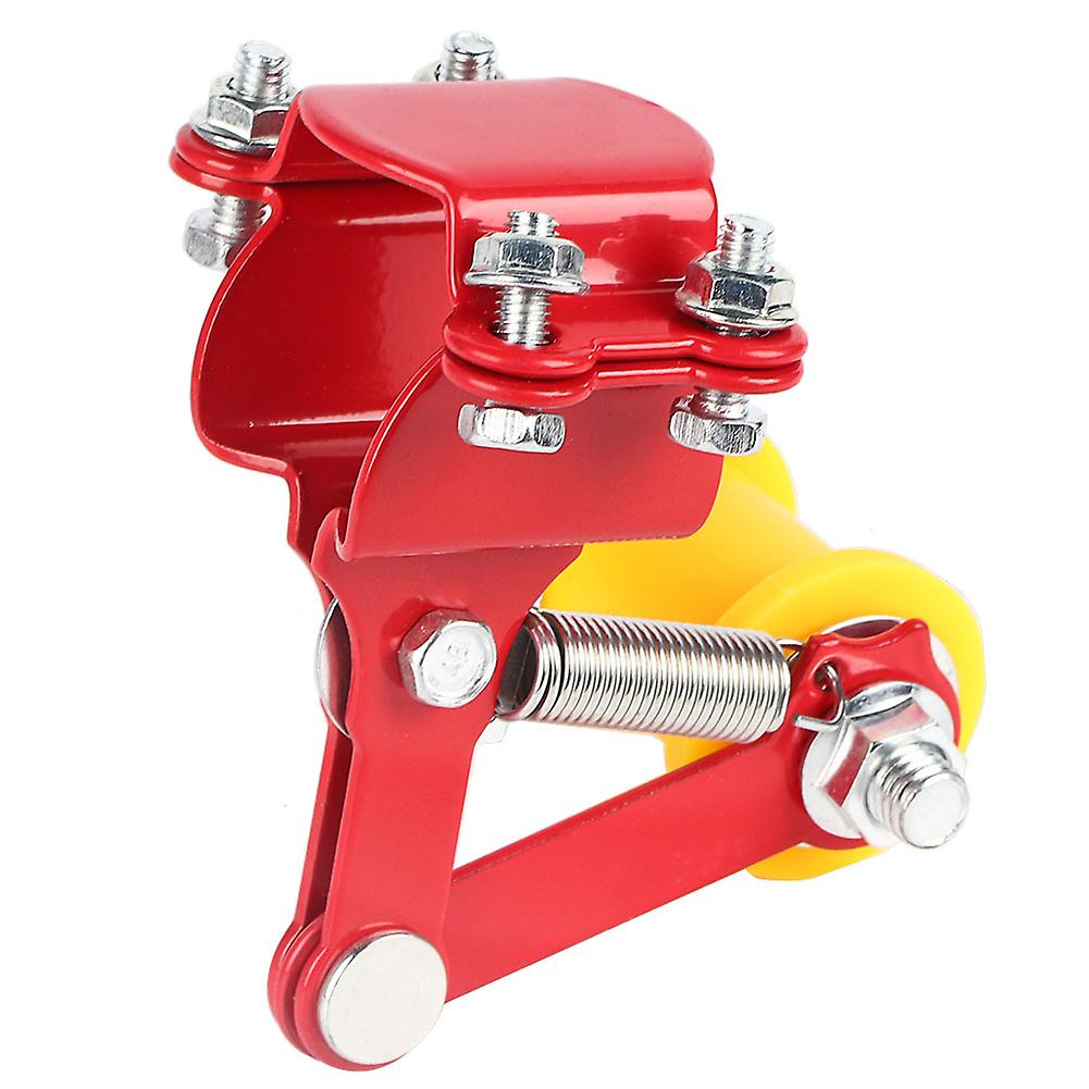 Adjuster Chain Tensioner Bolt On Roller Motorcycle Modified Accessories Universal Tool Red