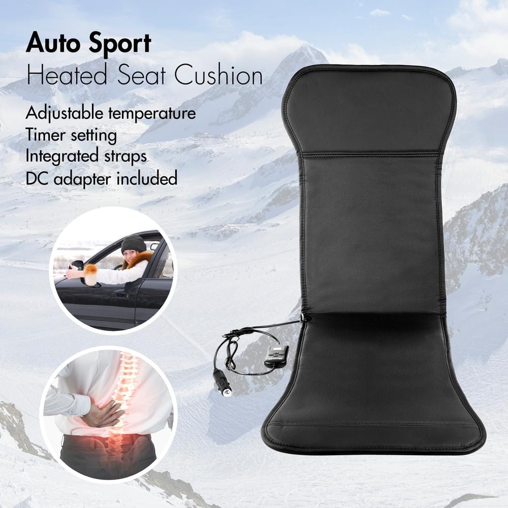 HealthMate 0.3 in. x 16 in. x 46 in. Deluxe Sport Heated Seat Cushion 9449