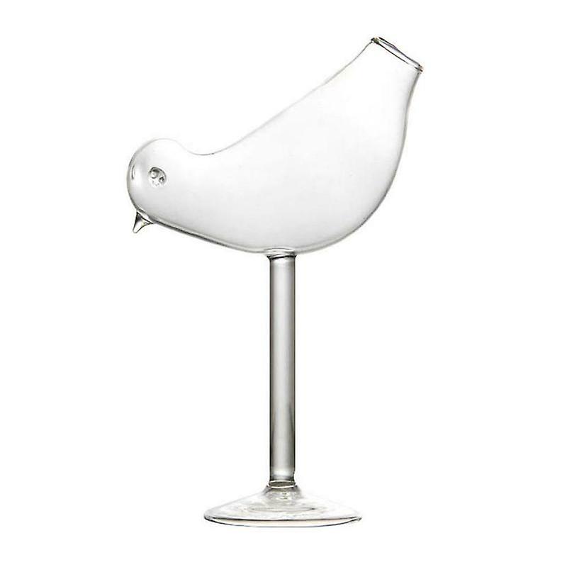 200ml Creative Bird-shaped Cocktail Glasses Transparent Lead-free High Shed Glass Wine Glass Goblet Whiskey Beer Drinking Cup