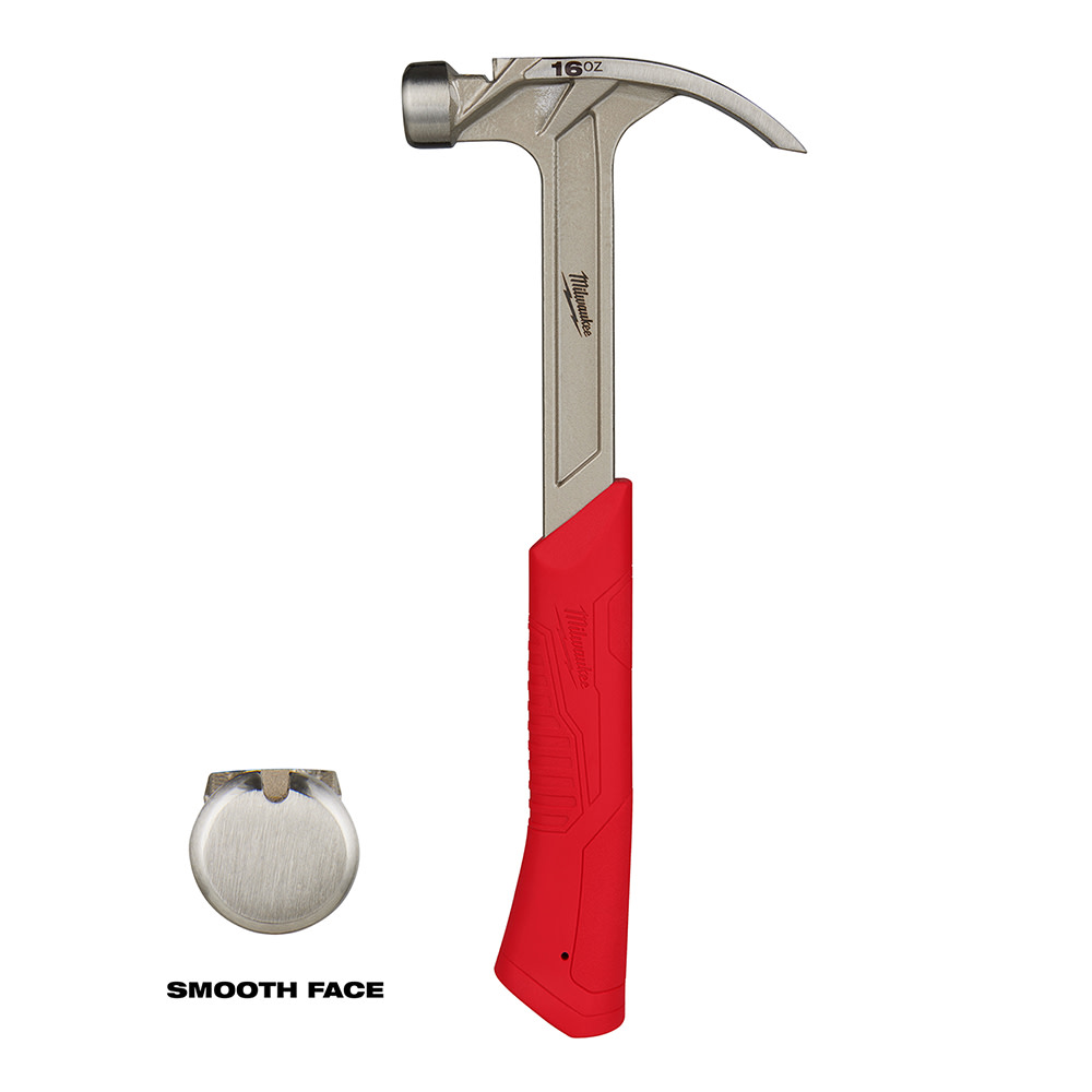 16oz Smooth Face Hybrid Claw Hammer ;