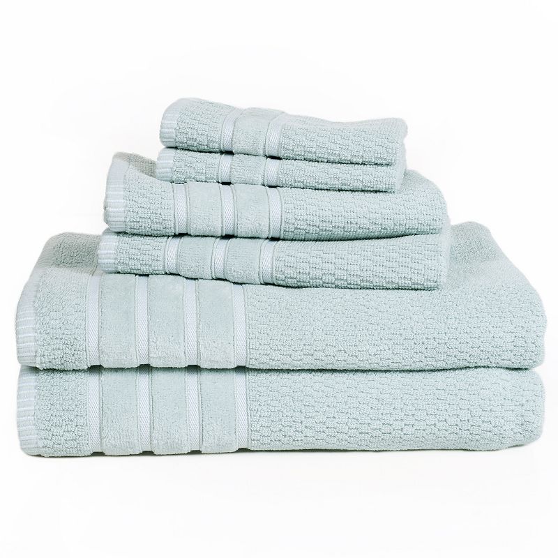 Portsmouth Home Rice Weave 6-piece Bath Towel Set