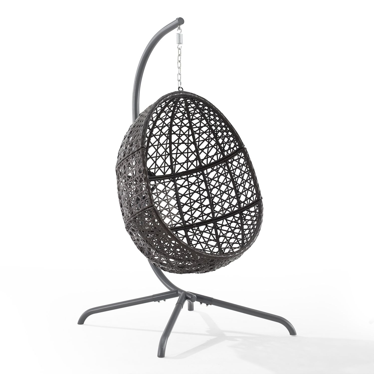 Crosley Calliope Indoor / Outdoor Wicker Hanging Patio Egg Chair