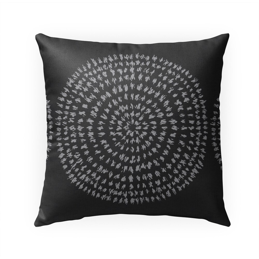 SAVANNA CHARCOAL IndoorOutdoor Pillow By Kavka Designs