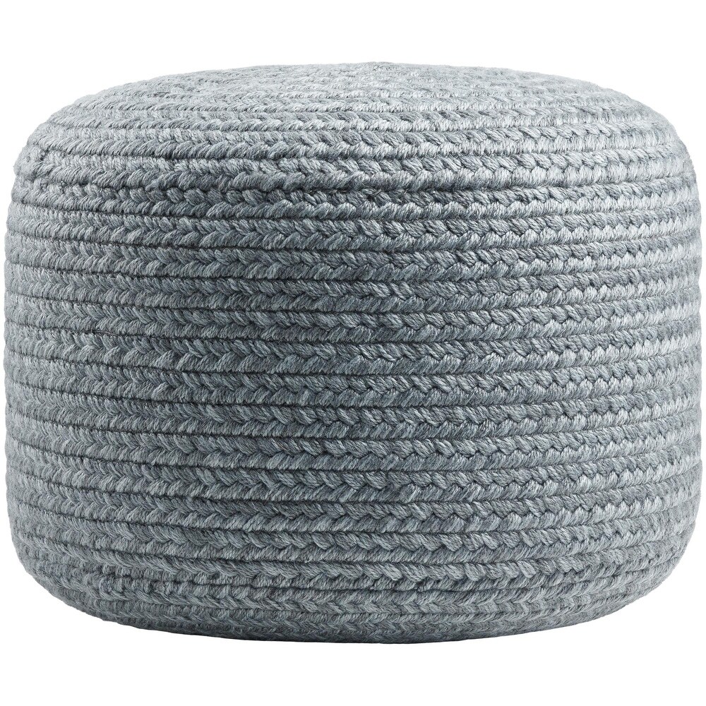 Artistic Weavers Entwined Modern   Contemporary Solid Color Pouf