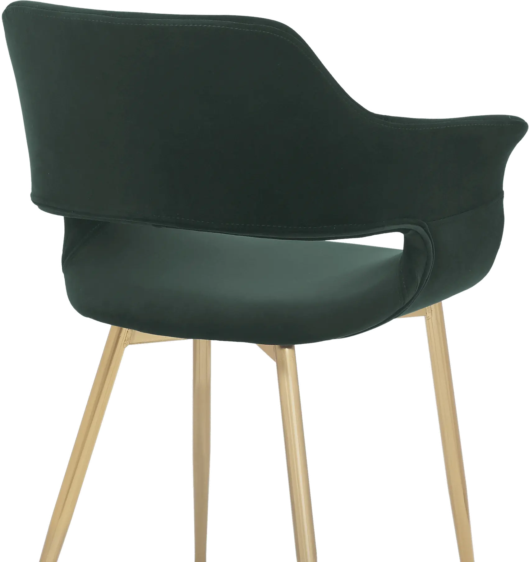 Gigi Green Dining Room Arm Chair (Set of 2)