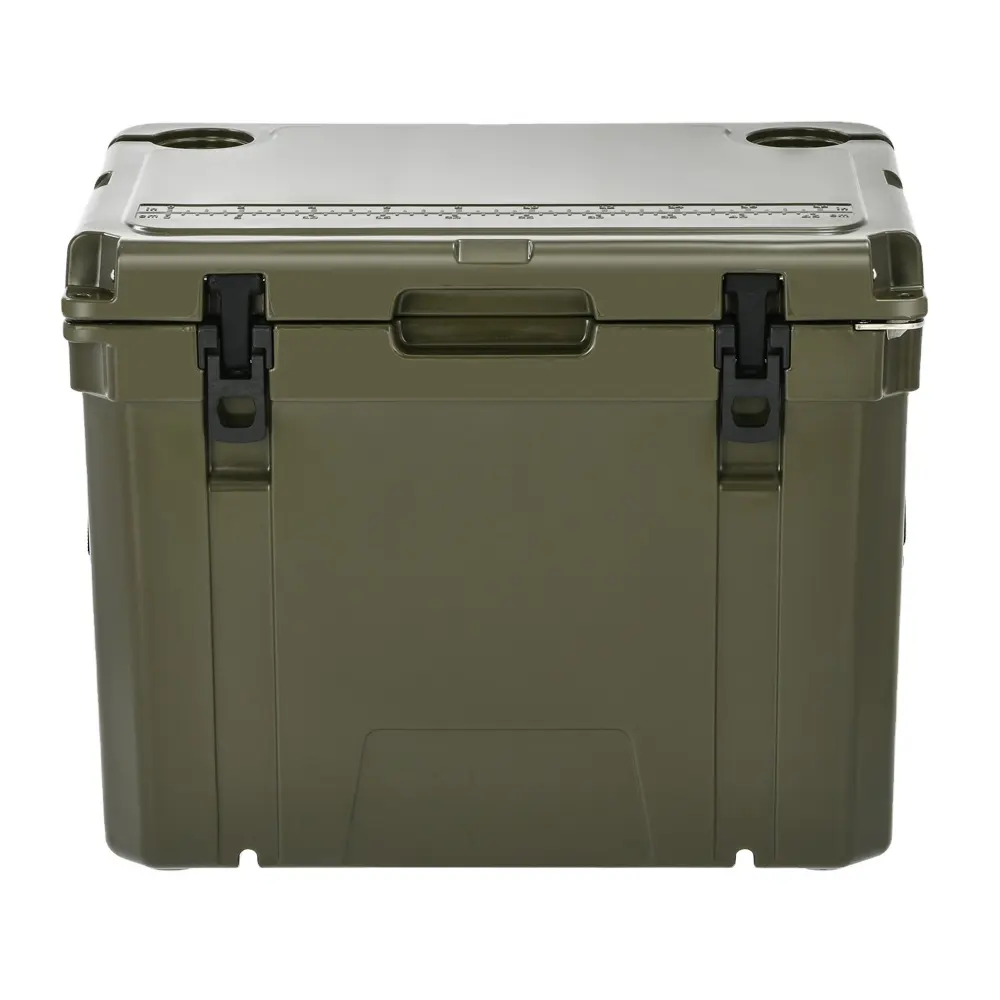 55QT Popular Insulated Food Delivery Plastic Camping Coolers  Rotomolded ice cooer box