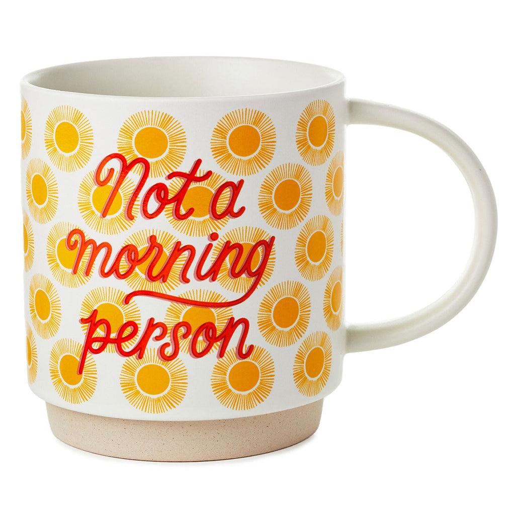 Hallmark  Not a Morning Person Funny Mug, 16 oz.