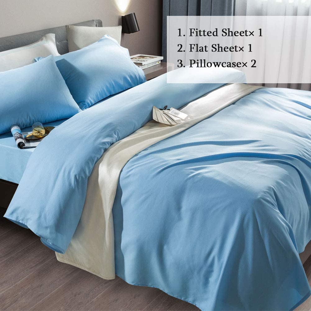 Super Soft 1800 Thread Count Luxury Egyptian Wrinkle Hypoallergenic 6 pcs Bed Sheet Set