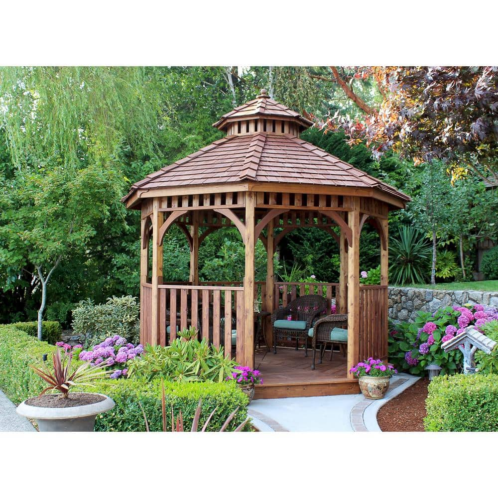 Outdoor Living Today 10 ft. Bayside Octagon Panelized Gazebo Bayside10