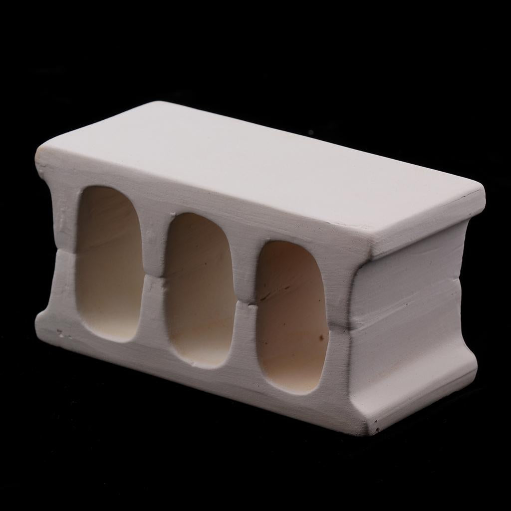 3 Pcs/set Ceramic Spawning Brick Shelter Fish Breeding Spawning Cave