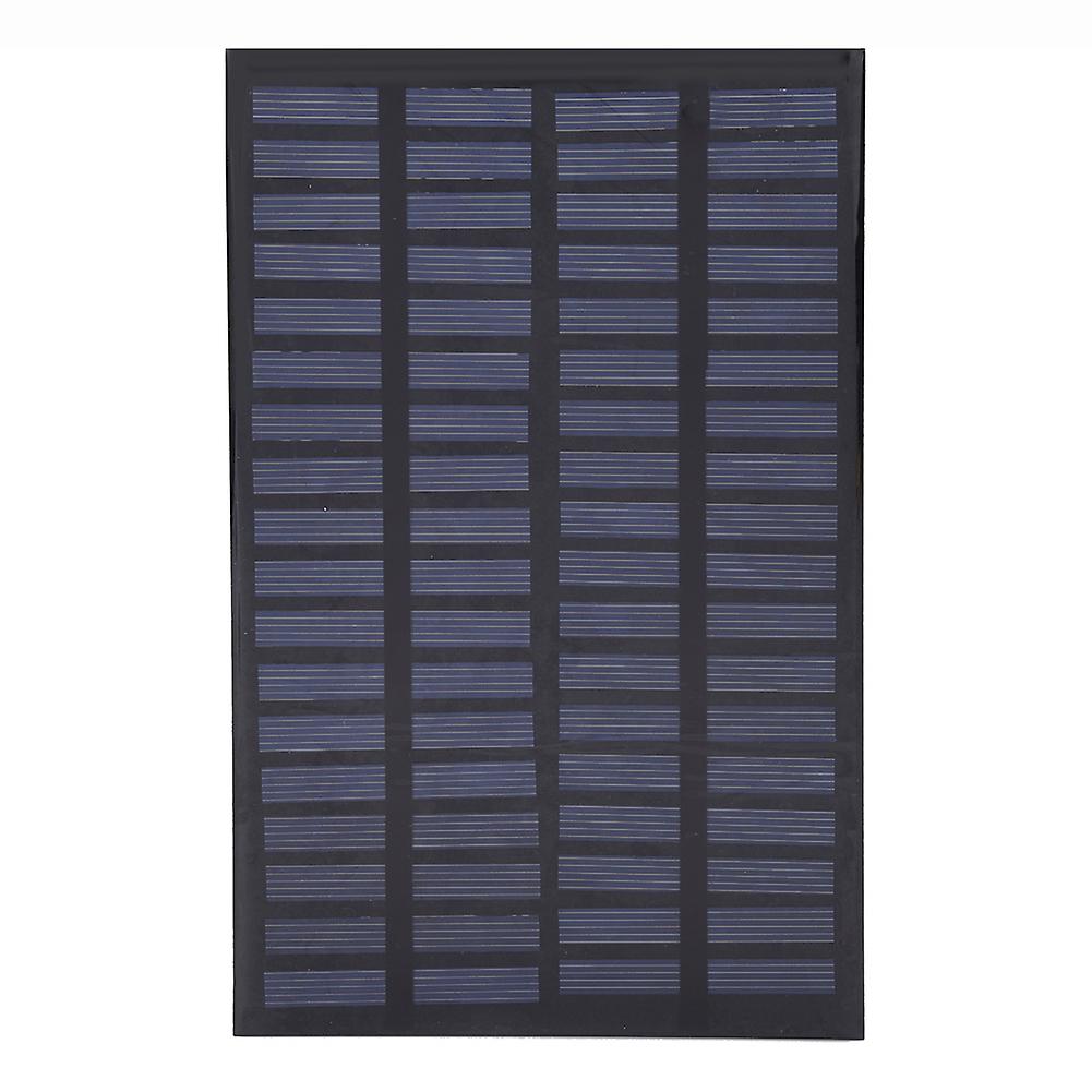 2.5w 18v Portable Black Stable Efficient Polycrystalline Silicon Solar Cell Panel For Diy Power Charger