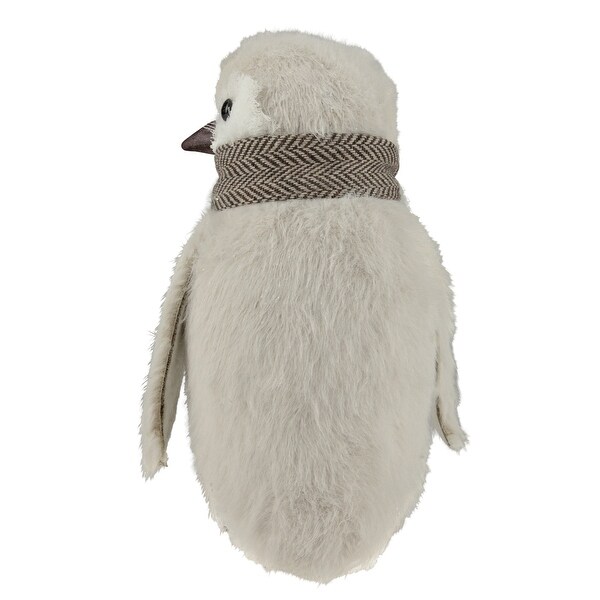 Sisal Penguin with Scarf Christmas Figure