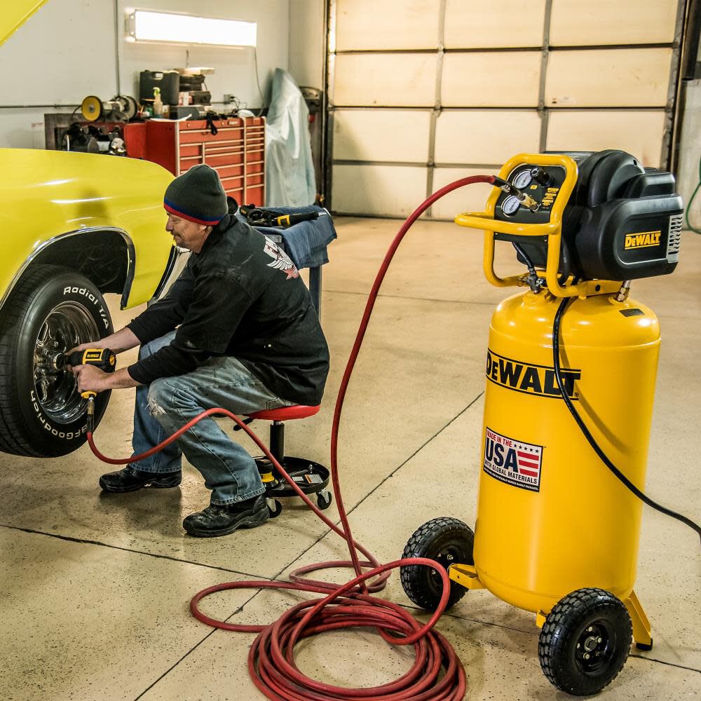 DEWALT 27 Gallon 200 PSI Portable Vertical Electric Air Compressor DXCM271 from DEWALT