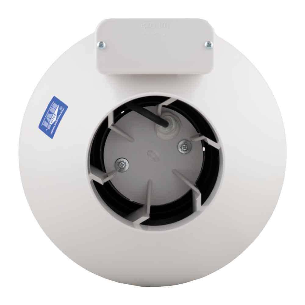 RadonAway RP145C 4 in. Inlet and Outlet Inline Radon Fan in White with 1.7 in. Maximum Operating Pressure 23030-1