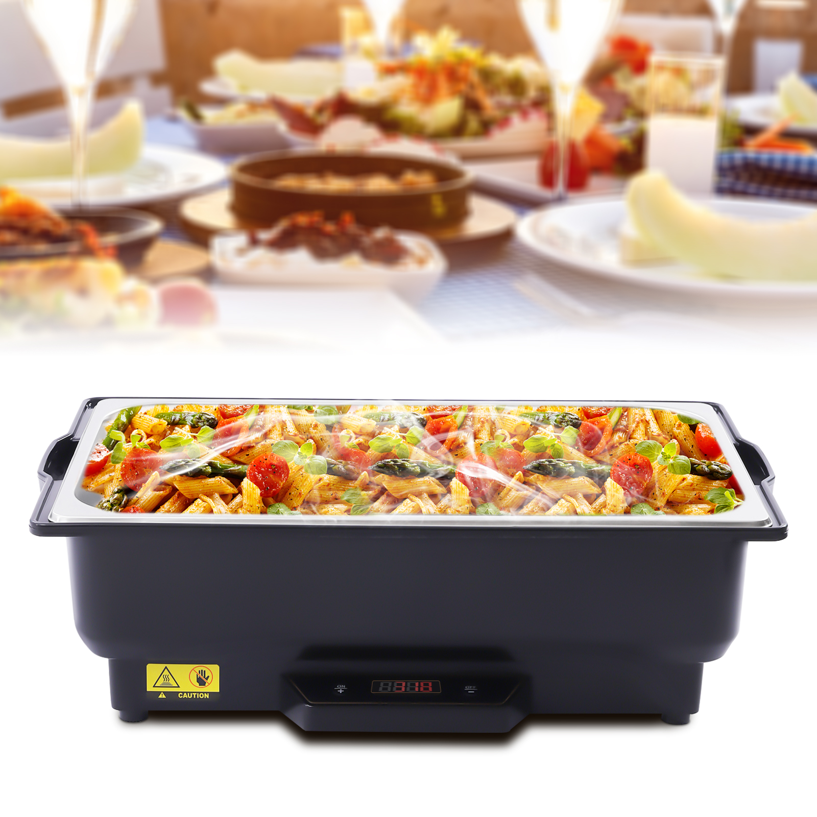 Electric Chafing Dish Buffet Warmers Chafer for Catering Warming Trays for Food Temperature Control