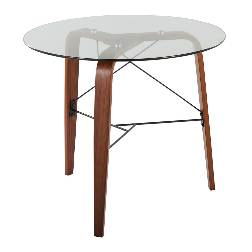 Carson Carrington Culnady Mid Century Modern Round Dinette Table