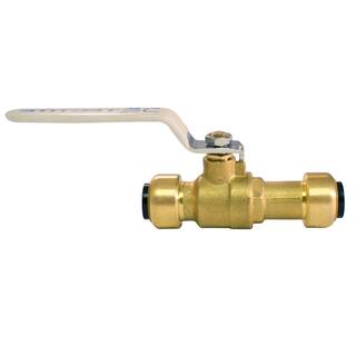 Tectite 12 in. Brass Push-to-Connect Slip Ball Valve FSBBV12SL