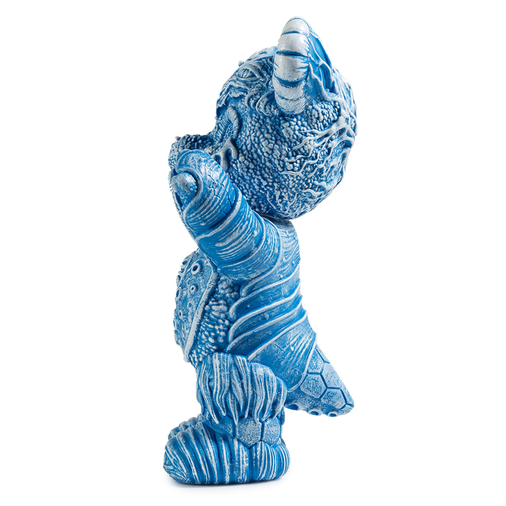 Free Hugs Bear Art Figure by Frank Kozik - Blue Edition