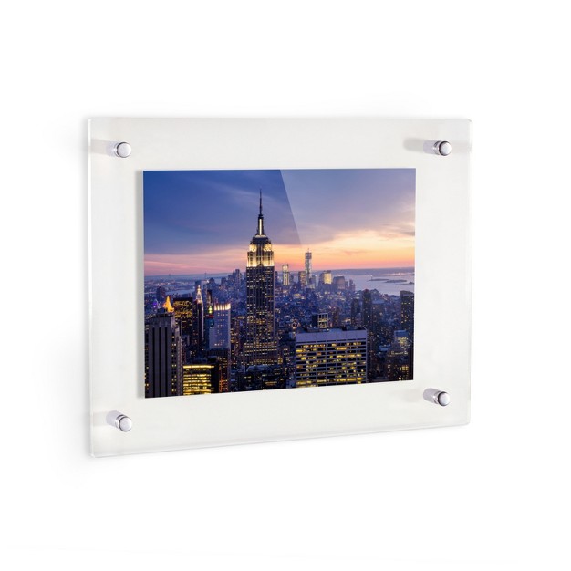 Arttoframes 12x16 Floating Acrylic Picture Frame