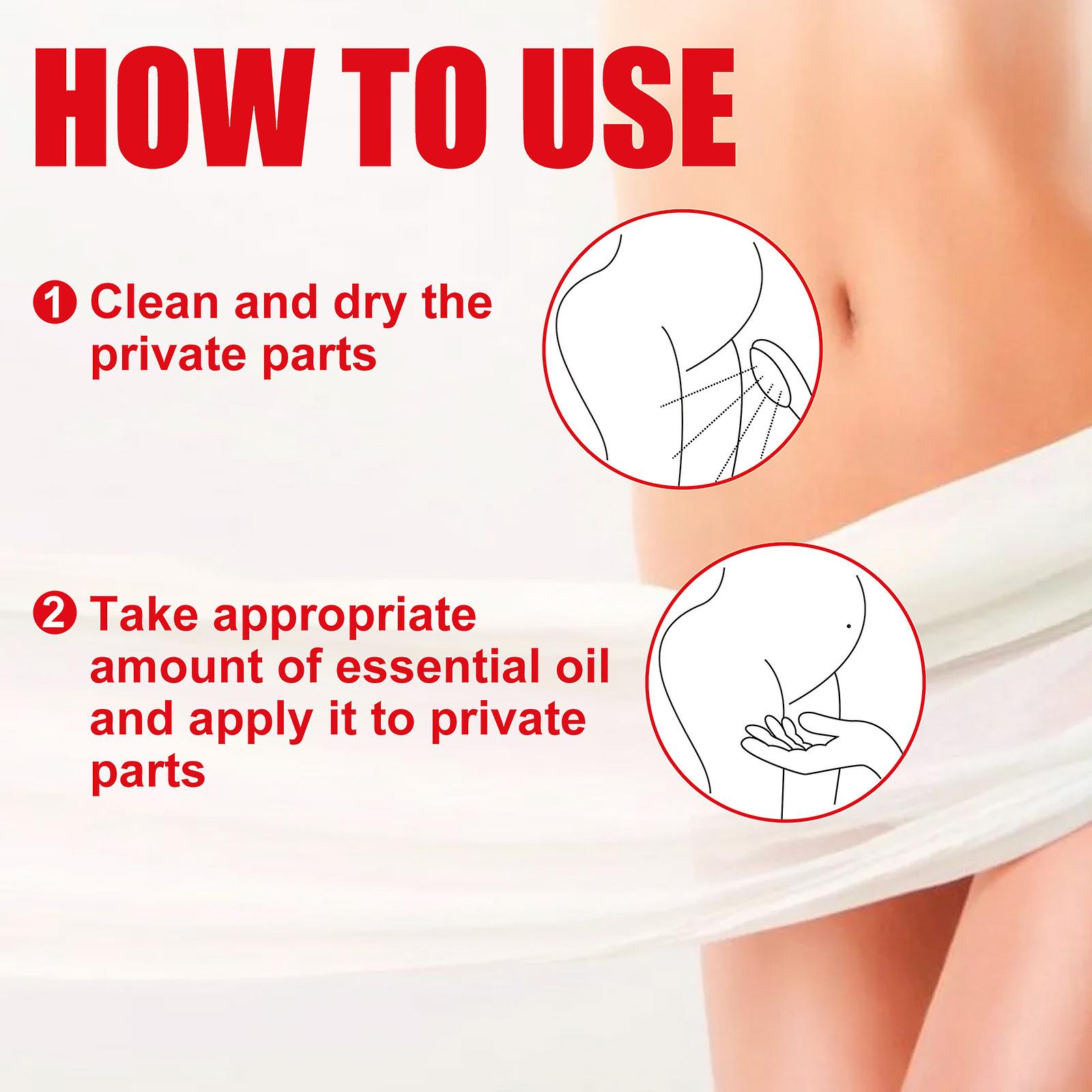 Womens Private Parts Care Essential Oil Ovarian Unclogging Firming Herbal Extract Heat Nourishing Treatment Solution