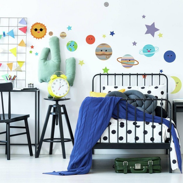 Planet Peel And Stick Wall Decal Roommates