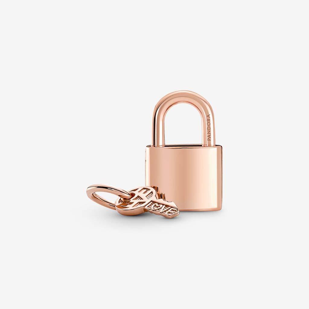 PANDORA  Padlock & Key Dangle Charm