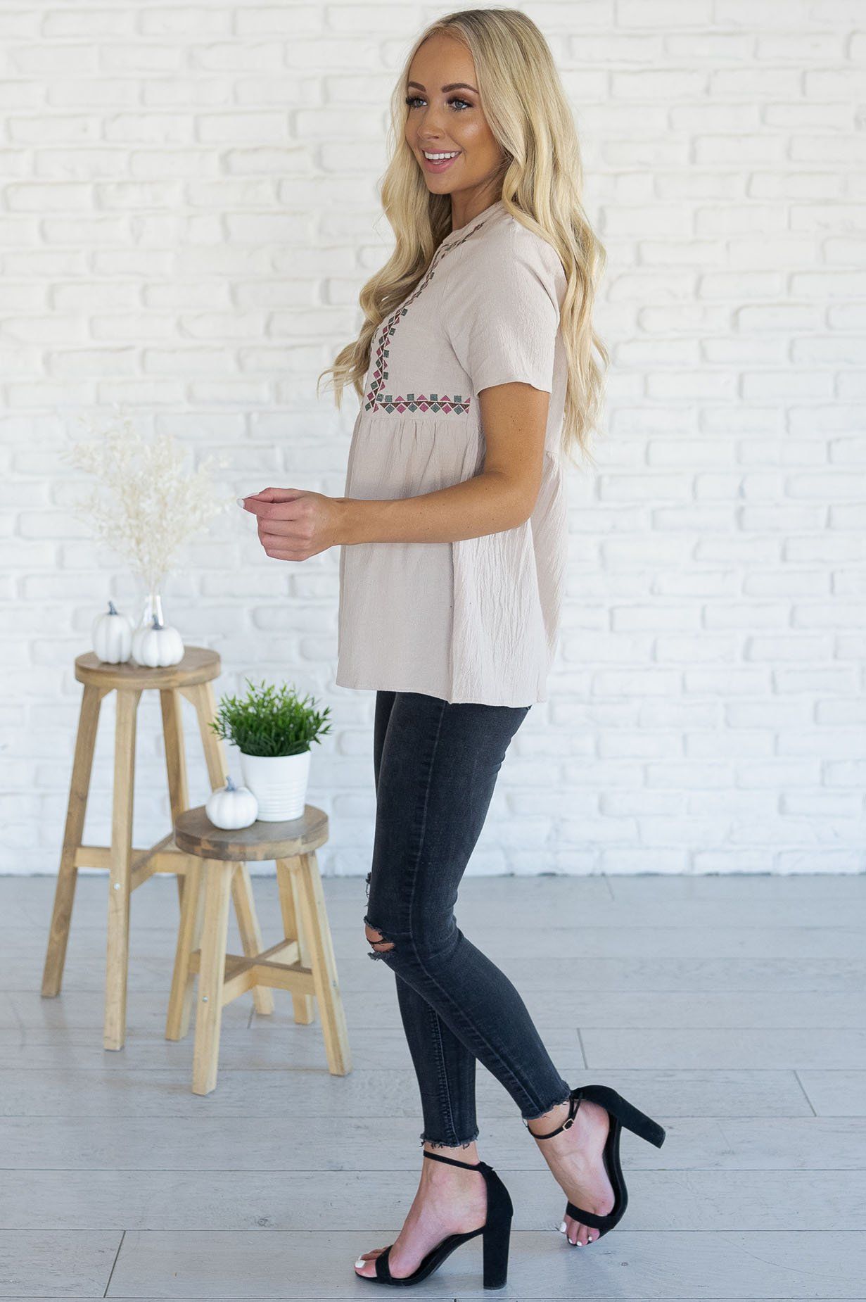 Perfect Getaway Modest Blouse