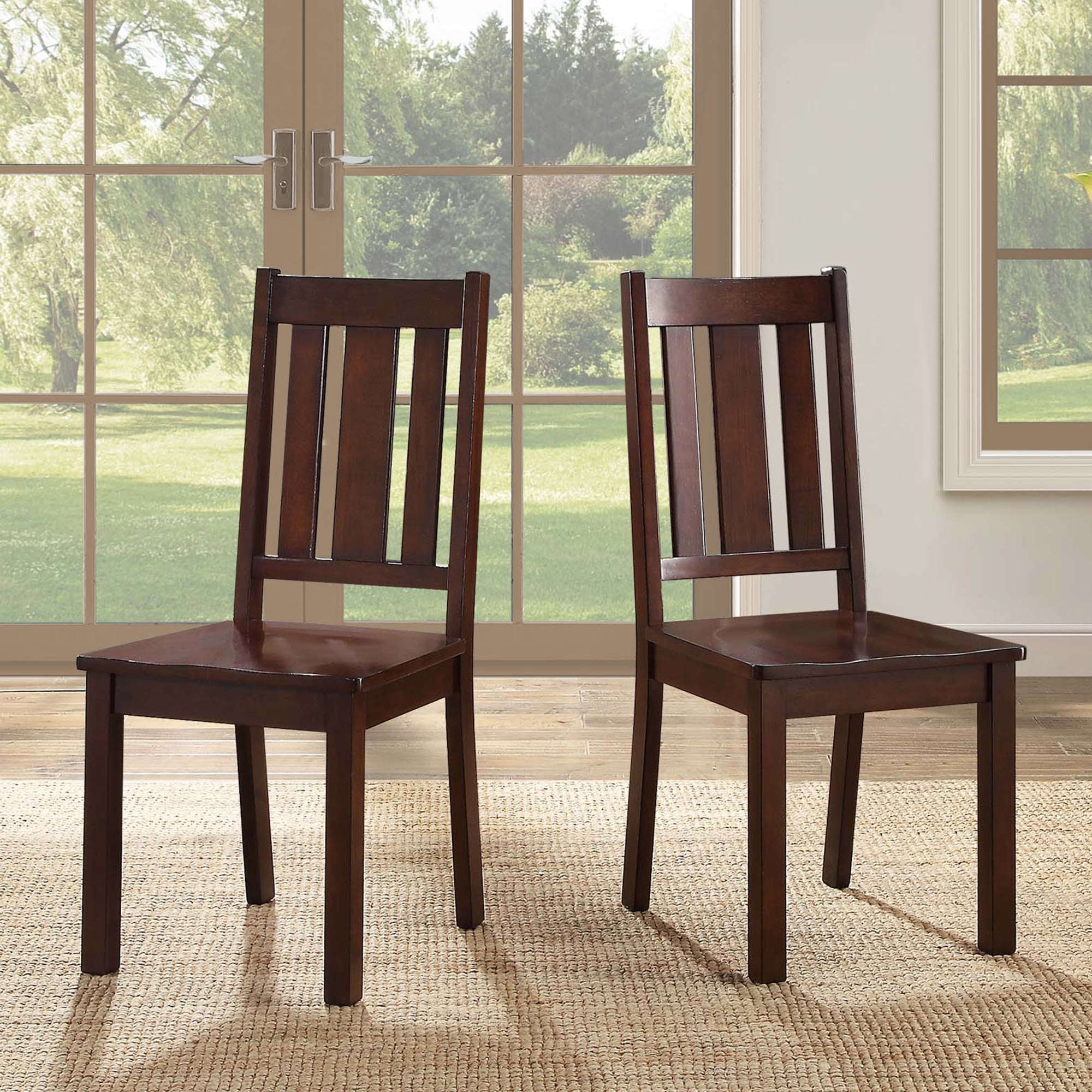 Better Homes and Gardens Bankston Dining Chair， Set of 2， Mocha