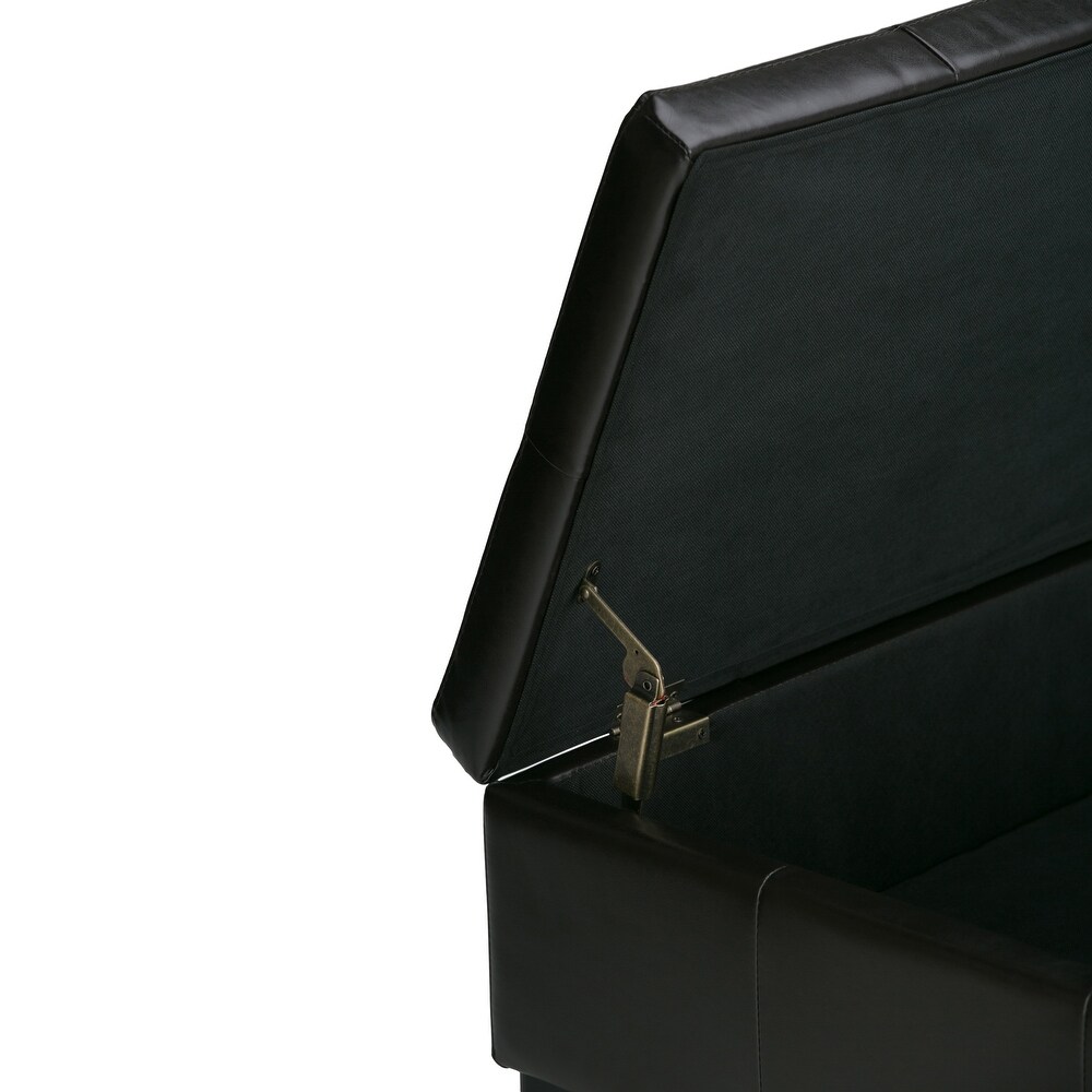 WYNDENHALL Lancaster 36 in. Wide Contemporary Square Table Ottoman