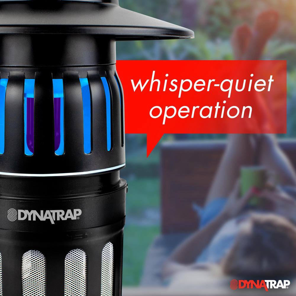 Dynatrap UV 12-Acre Black Insect and Mosquito Trap with Atrakta and Replacement Bulb DT1050CVB