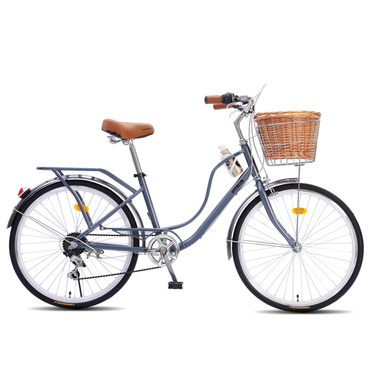 Factory sale high quality women's bike cycle 26 inch  bicycle 7 speed city bike   for lady urban bicycle