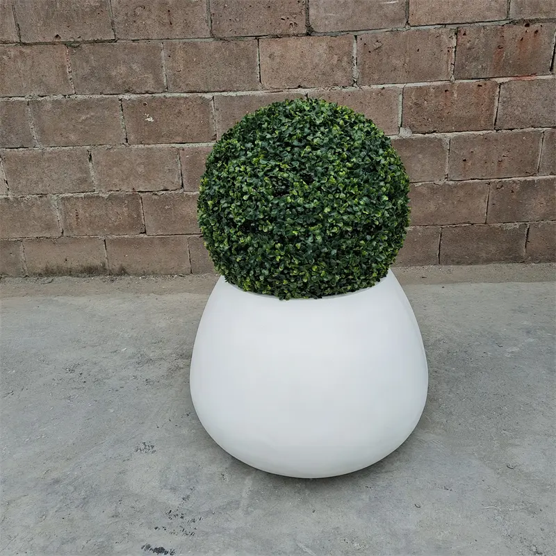 Large Round Flower Stand For Outdoor Decoration Best sale Garden Supplies Ceramic Flower Pots Planters