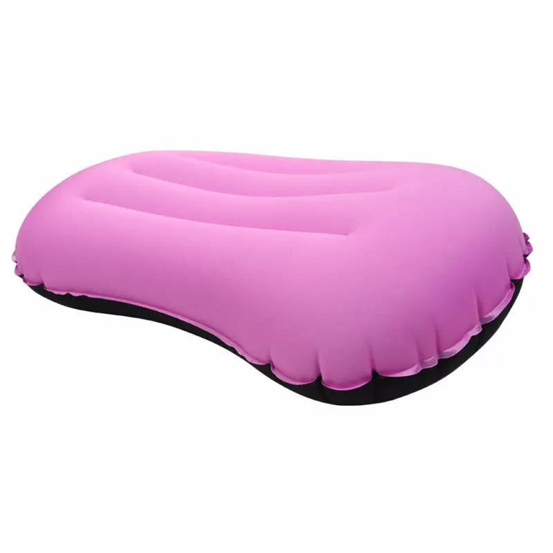 LARIBON Waterproof Airplane Camping Sleep Soft Neck Support Inflatable Touris Pillow Cooling Foldable Inflatable Pillow