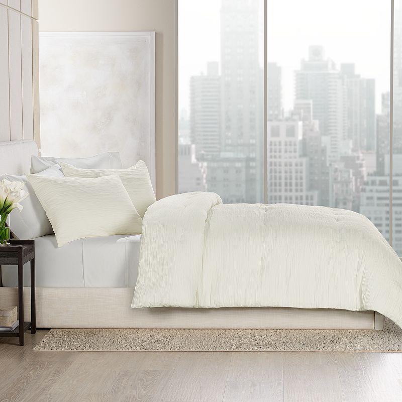 Simply Vera Vera Wang Ivory Jacquard Comforter Set with Shams