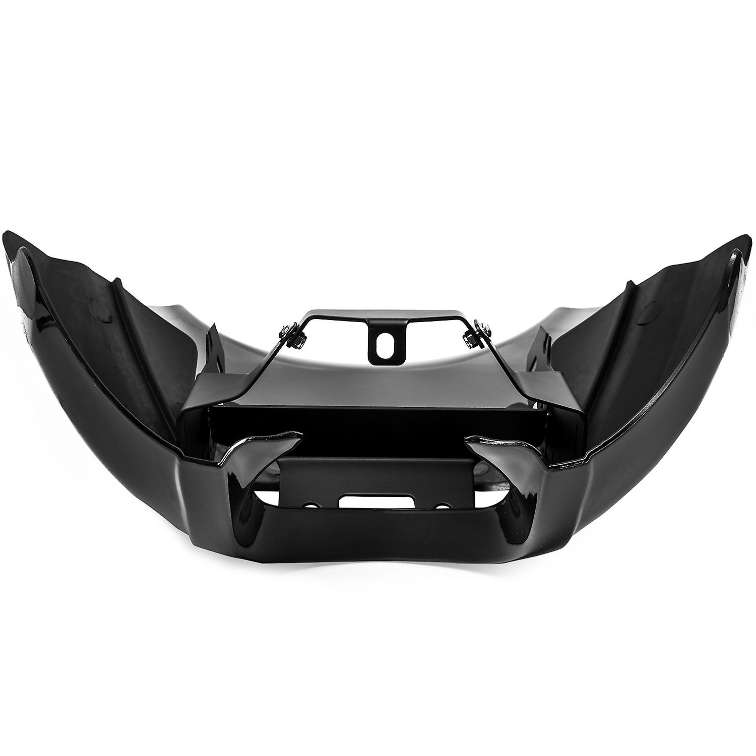 Black and Clear Tall Fairing Windshield Club Style Kit Compatible with 1987-1999 Harley-Davidson FXR - Modification Required