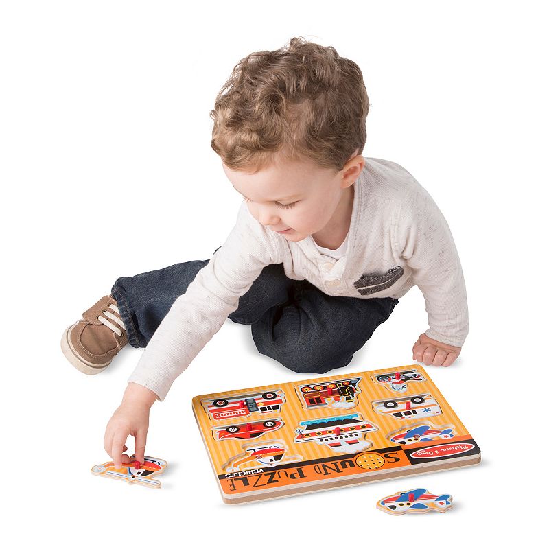 Melissa and Doug Vehicles Sound Puzzle