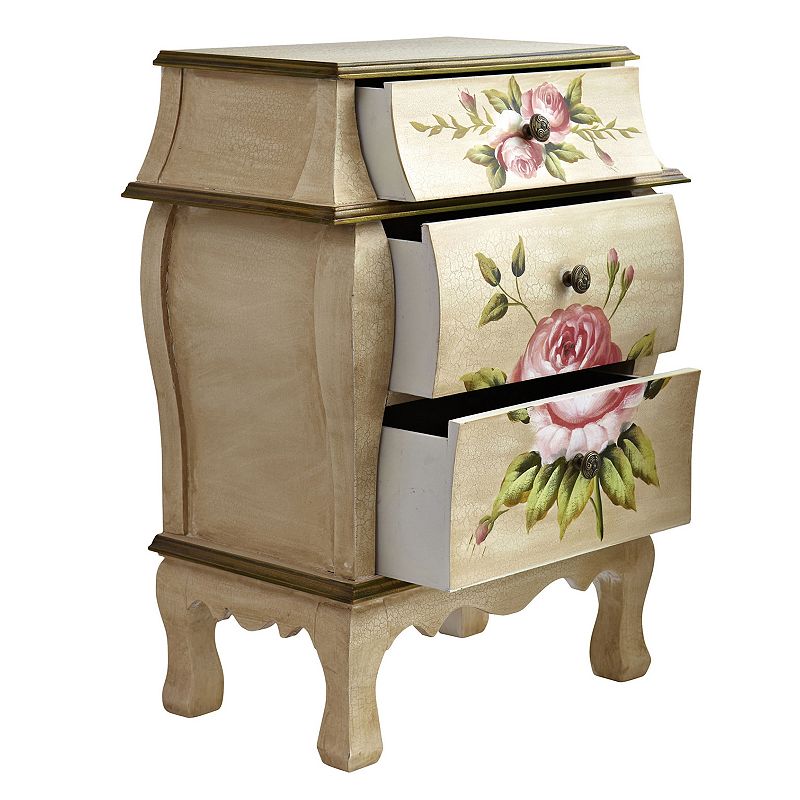 nearly natural 3-Drawer Nightstand