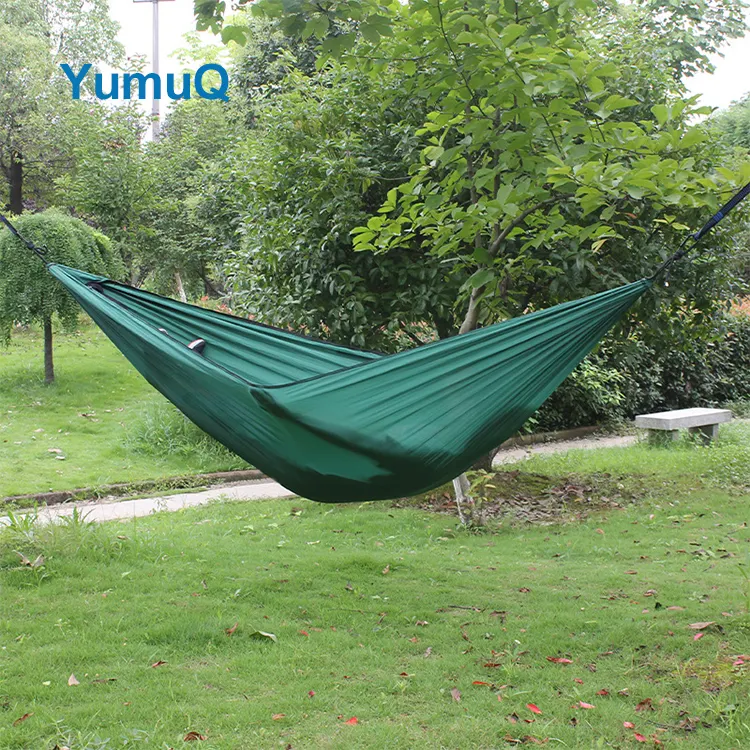 YumuQ Folding Portable Mesh Camping Hanging With Mosquito Cradle Netting Camping Hammock Tent