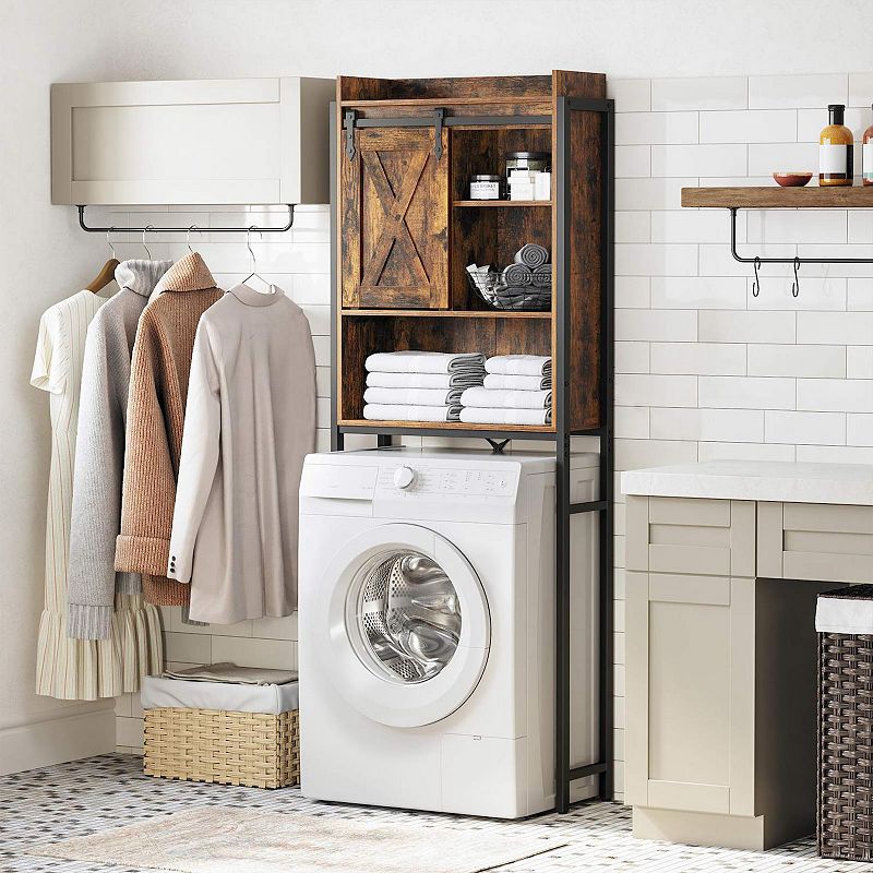 Over-the-toilet Storage Cabinet， Space-saving Bathroom Oraganizer Rack