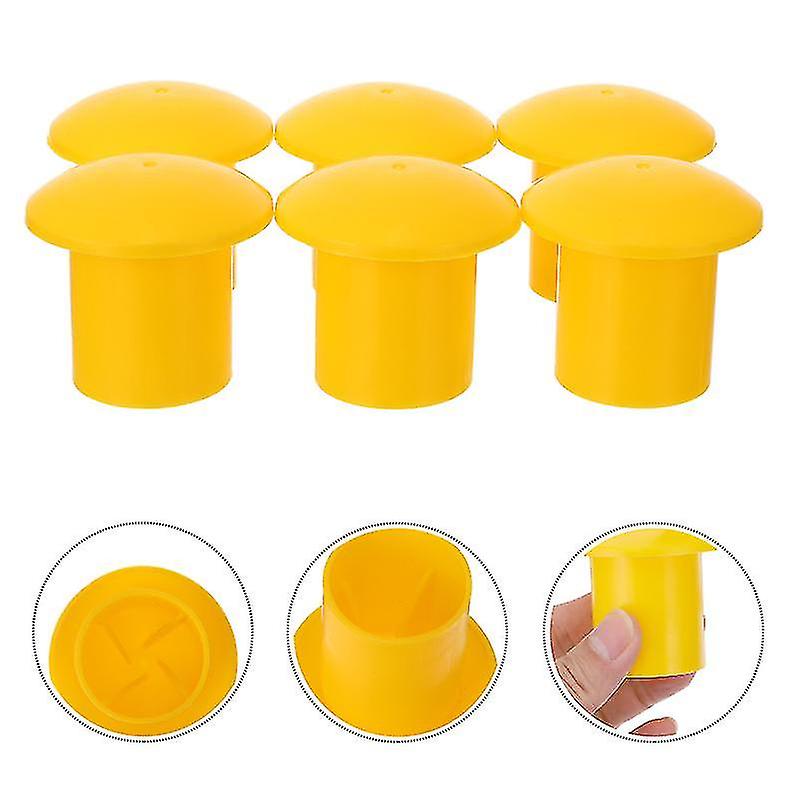 Born Pretty 30pcs Rebar Safety Caps Plastic Rebar Mushroom Cover Rebar Protective Covers