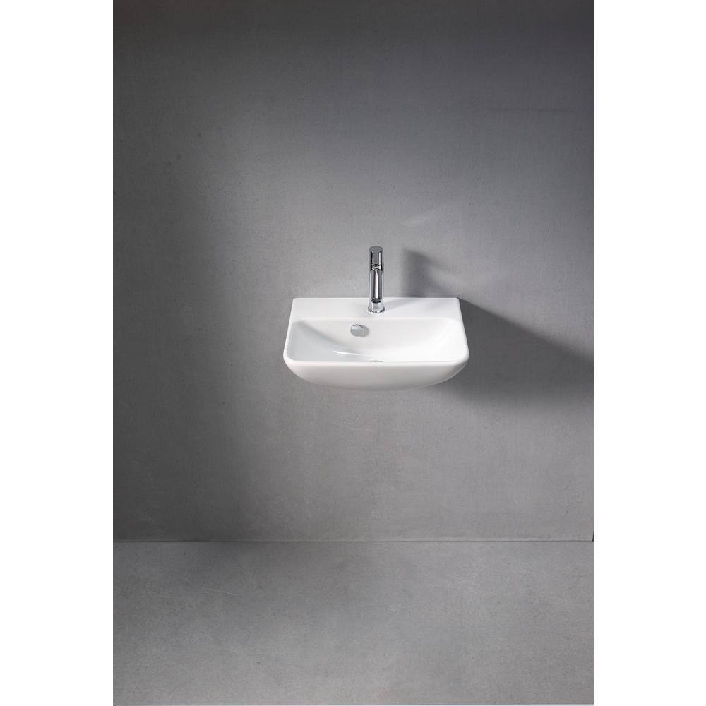 Duravit ME by Starck 17.75 in. Rectangular Bathroom Sink in White 0719450000