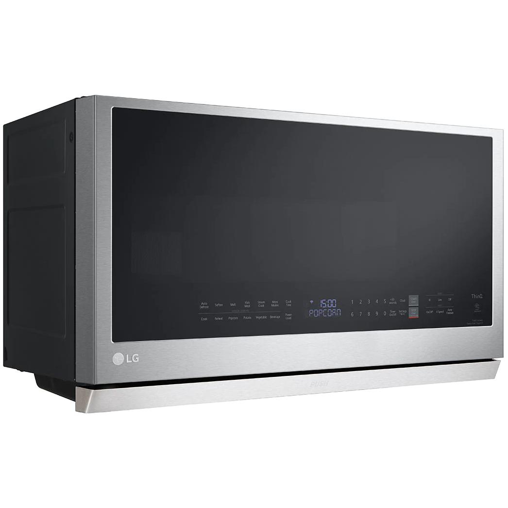 LG 30-inch, 2.1 cu. ft. Wi-Fi Enabled Over-the-Range Microwave Oven with EasyClean? MVEL2137F