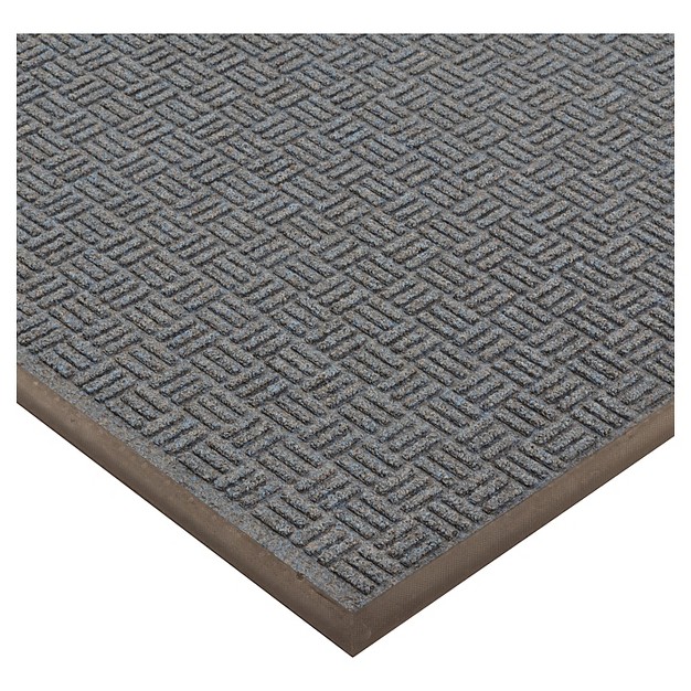 3 x27 x4 x27 Solid Doormat Blue black Hometrax