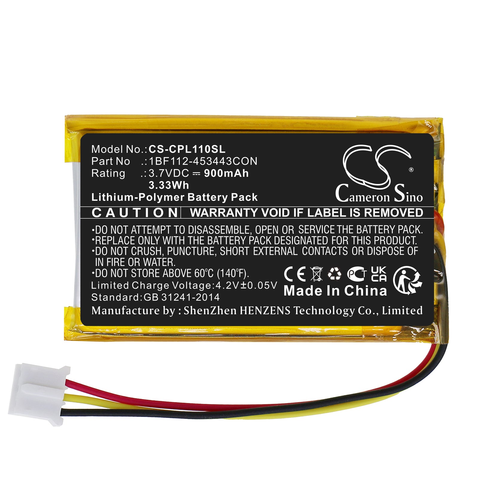 CalAmp LMU1100 LMU1200 LMU2600 LMU2630 LMU2700 LMU4200 LMU4500 LMU5000 LMU5500 GPS Replacement Battery BatteryClerkcom GPS