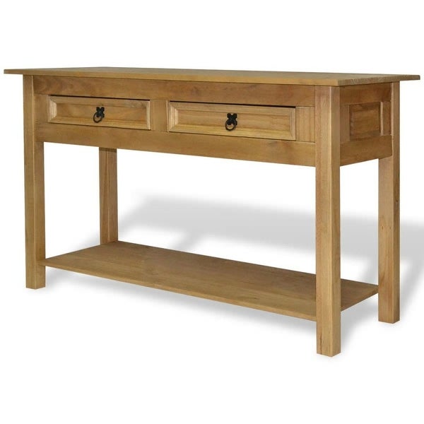 Console Table Mexican Pine Corona Range - 35.4