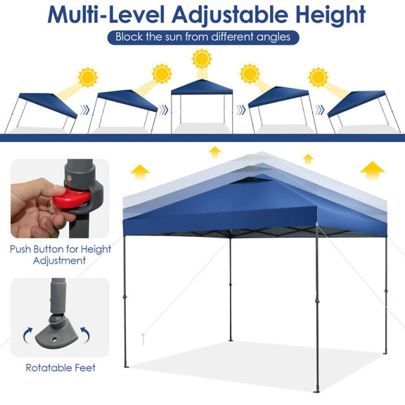 Costway 78194362 10 x 10 Feet Foldable Outdoor Ins...