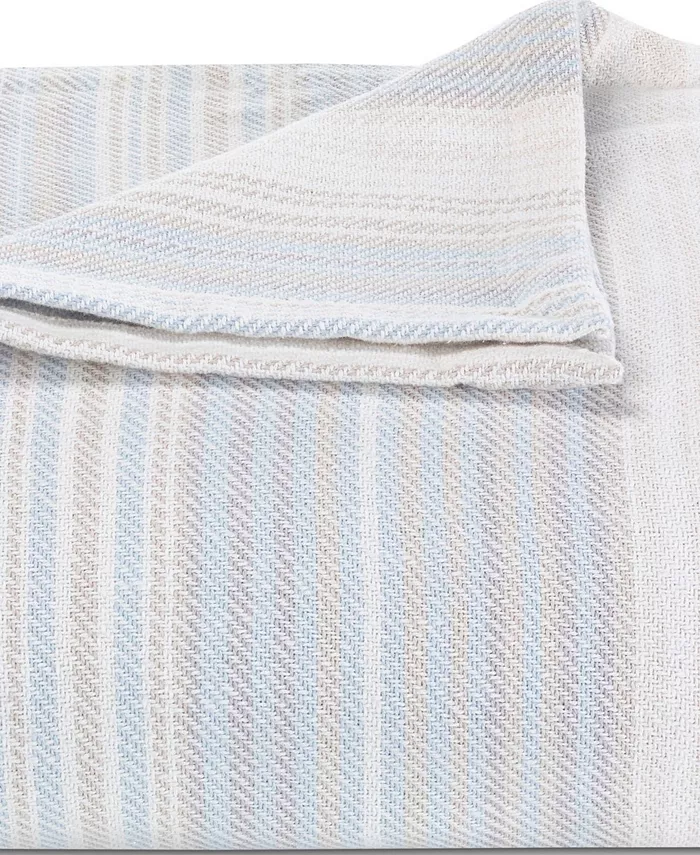 Tommy Bahama Home Tommy Bahama Sandy Shore Stripe Blanket， Full Queen