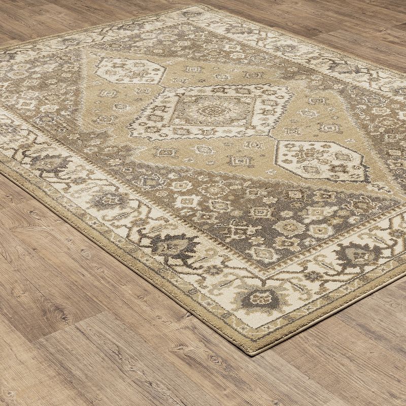 StyleHaven Franklin Border Medallions Area Rug